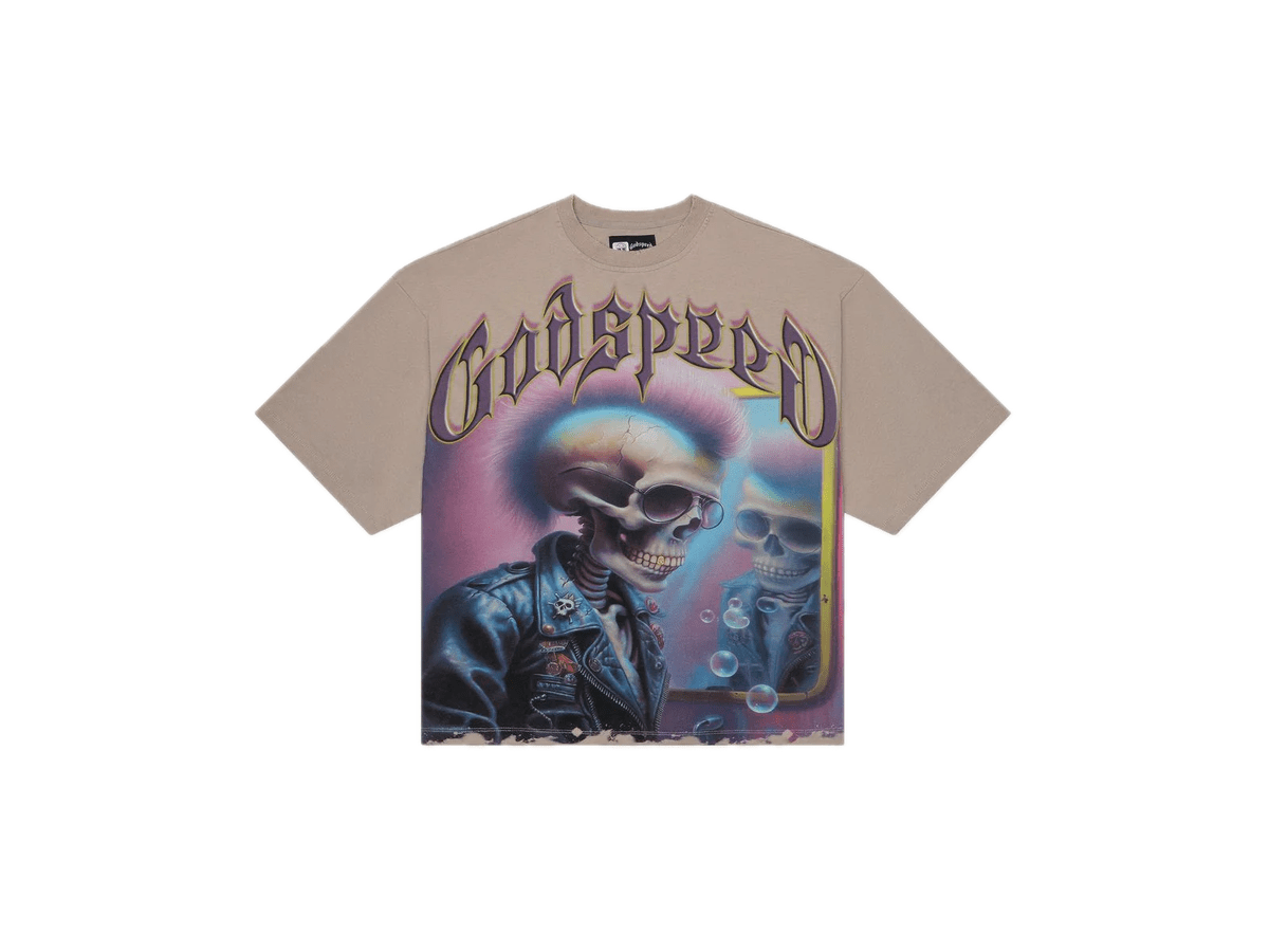 GodSpeed Man In The Mirror Tee Stone