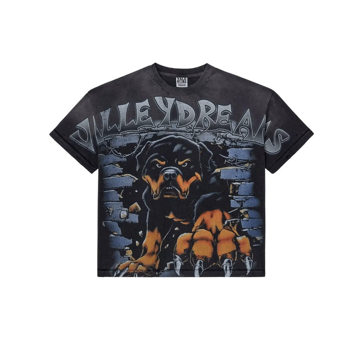 Vale Forever Rottweiler Big Tee Black