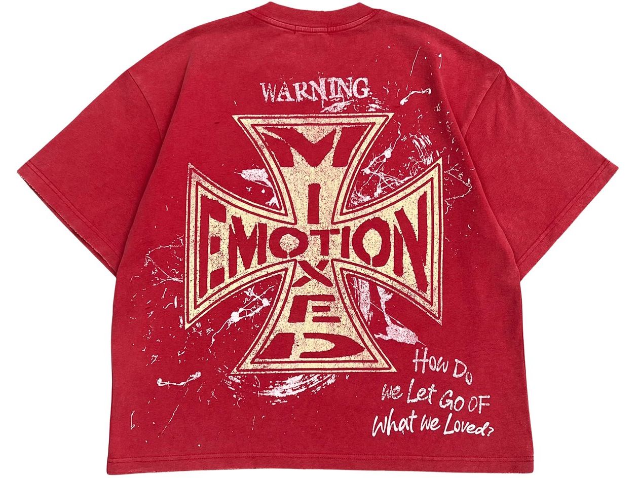 Mixed Emotions Red Crimson Tee