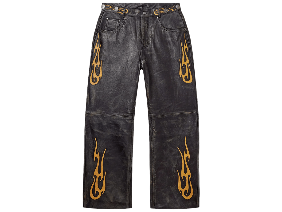 Vale Forever La Flare Leather Pants