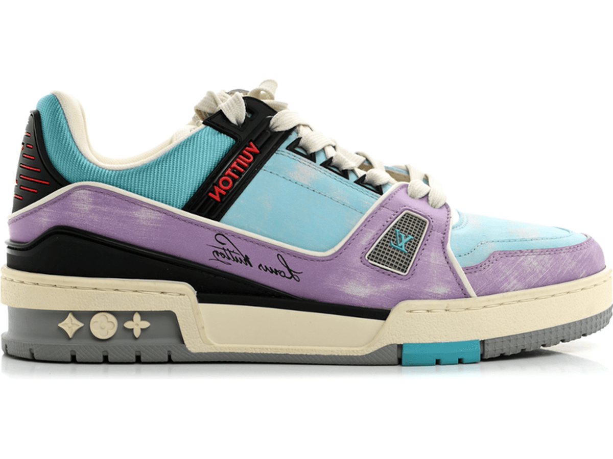 Louis Vuitton Calfskin Mens LV Trainer Sneaker