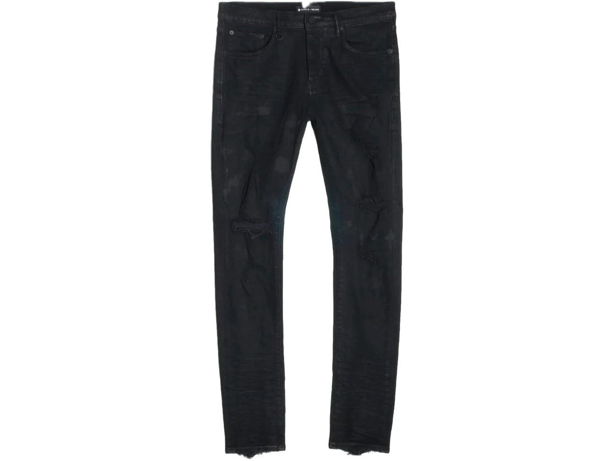 Purple Brand Oil Spill Jeans Black