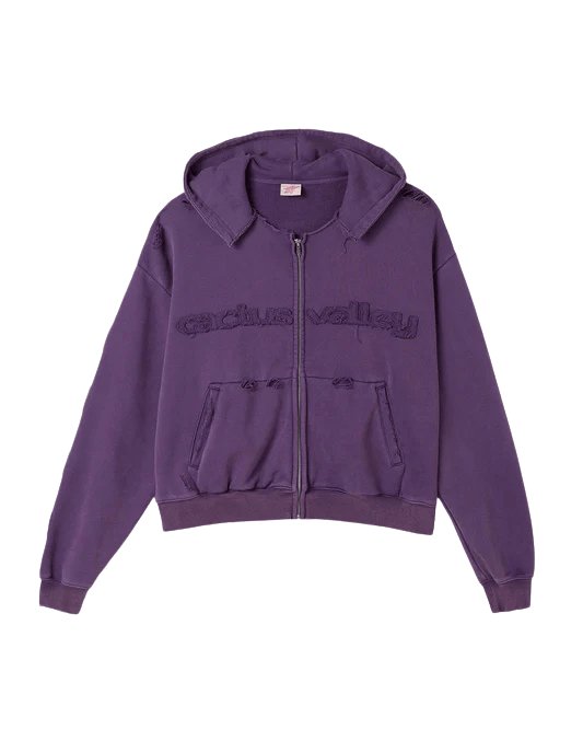 AZVA Cactus Valley Hoodie Plum