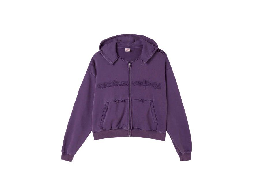 AZVA Cactus Valley Hoodie Plum
