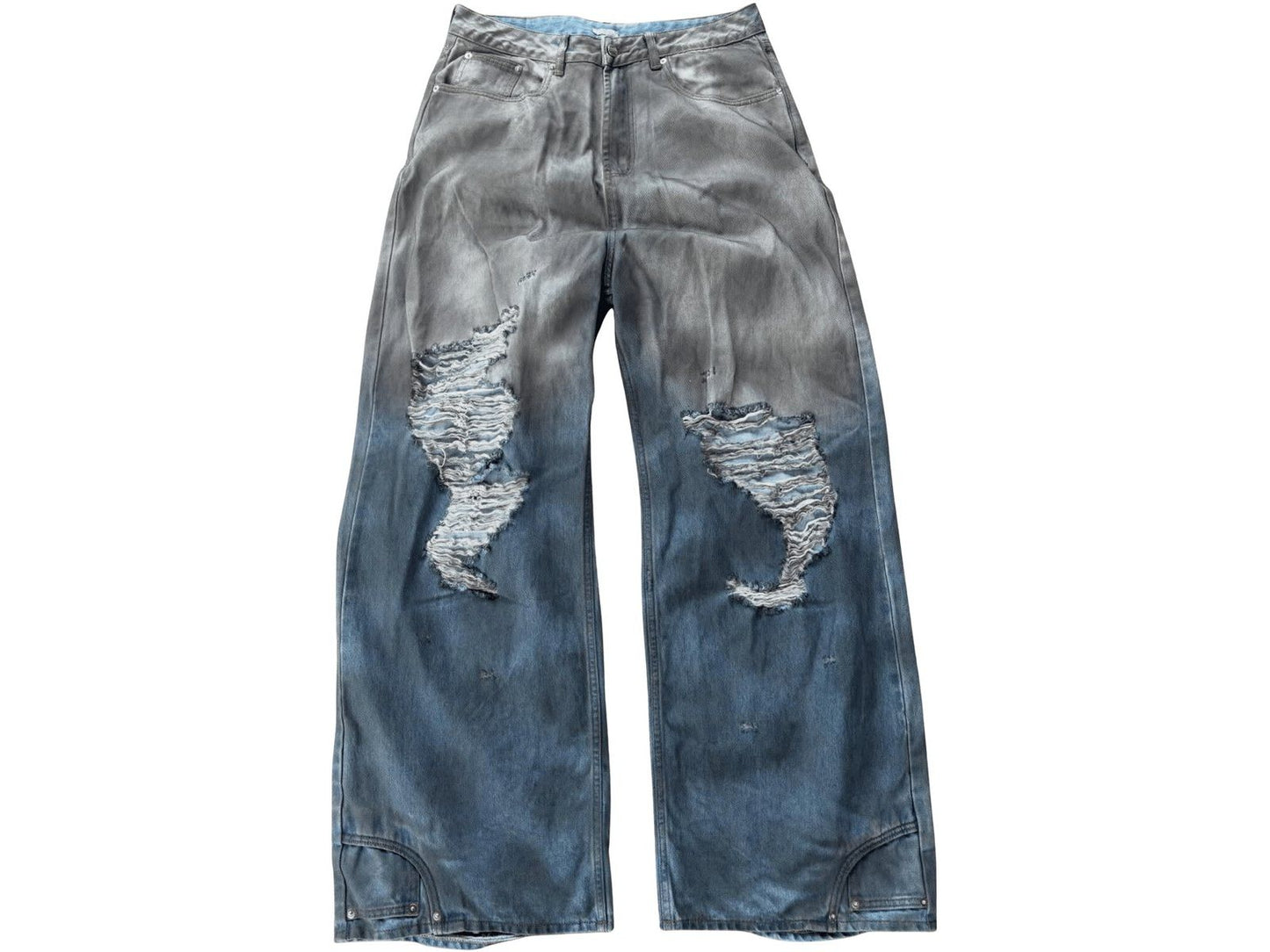 Profit Minded Dirty Wash Baggy Denim