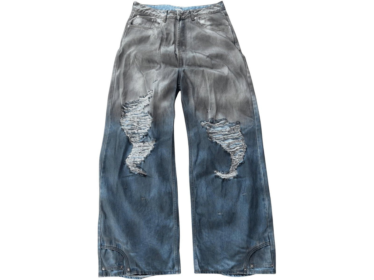 Profit Minded Dirty Wash Baggy Denim