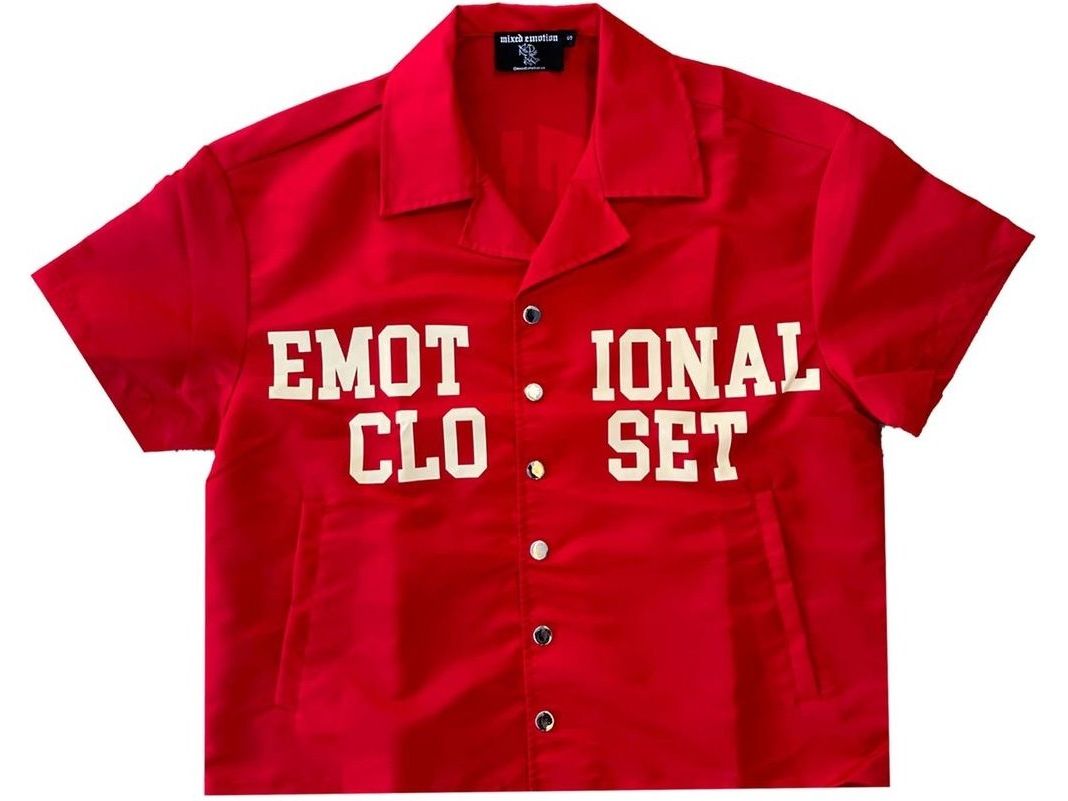 Mixed Emotions Backyard Nylon Shirt Red
