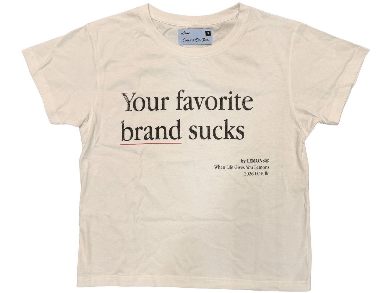 Lemons On Fire Favorite Brand Tee