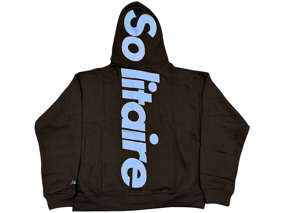 Solitaire Zip Up Black Blue