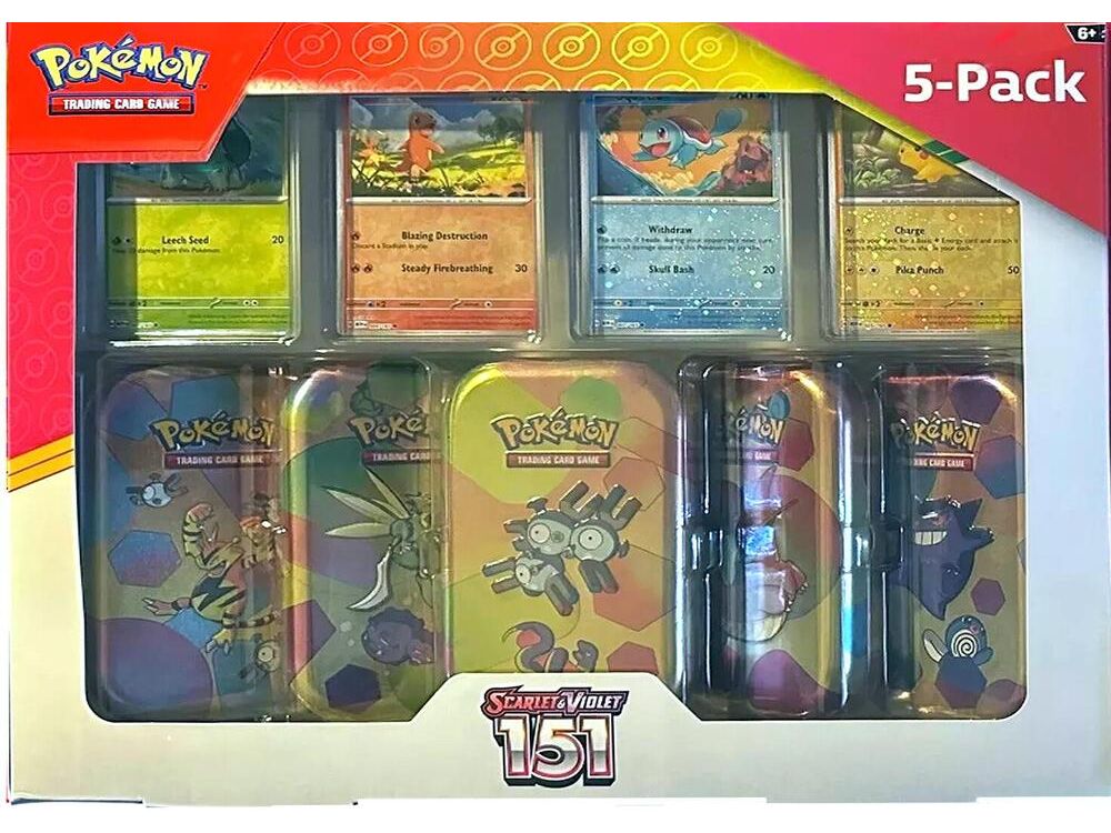 Costco Pokemon Scarlet & Violet 151 Mini Tin 5-pack (Magneton)