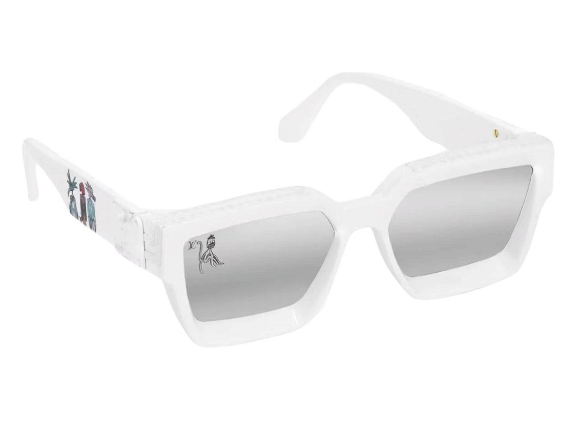 LOUIS VUITTON 1.1 MILLIONAIRE SUNGLASSES WHITE