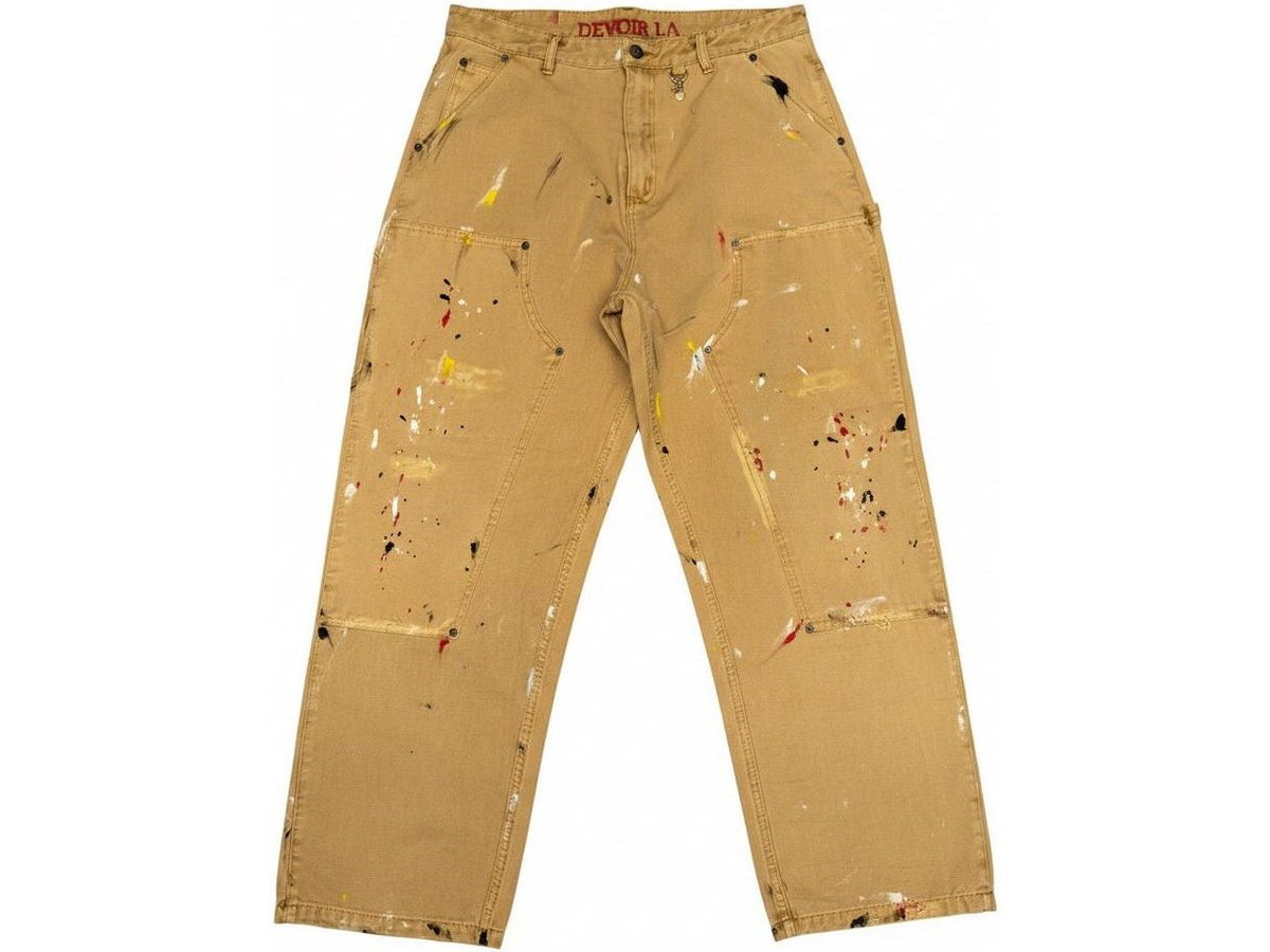Devoir LA Double Knee Carpenter Pants Tan