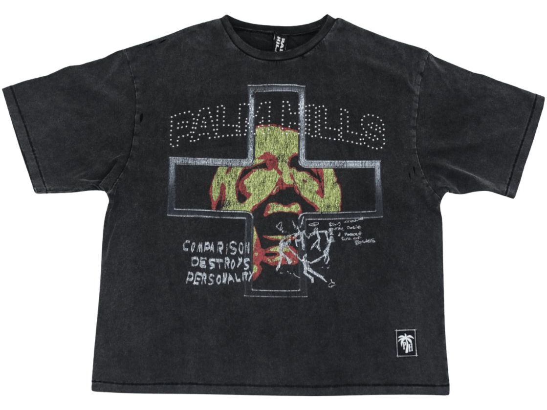 Palm Hills Comparison Destroys Rhinestone Tee