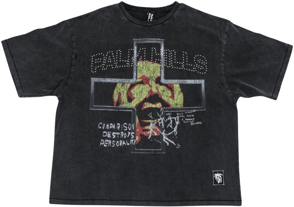 Palm Hills Comparison Destroys Rhinestone Tee