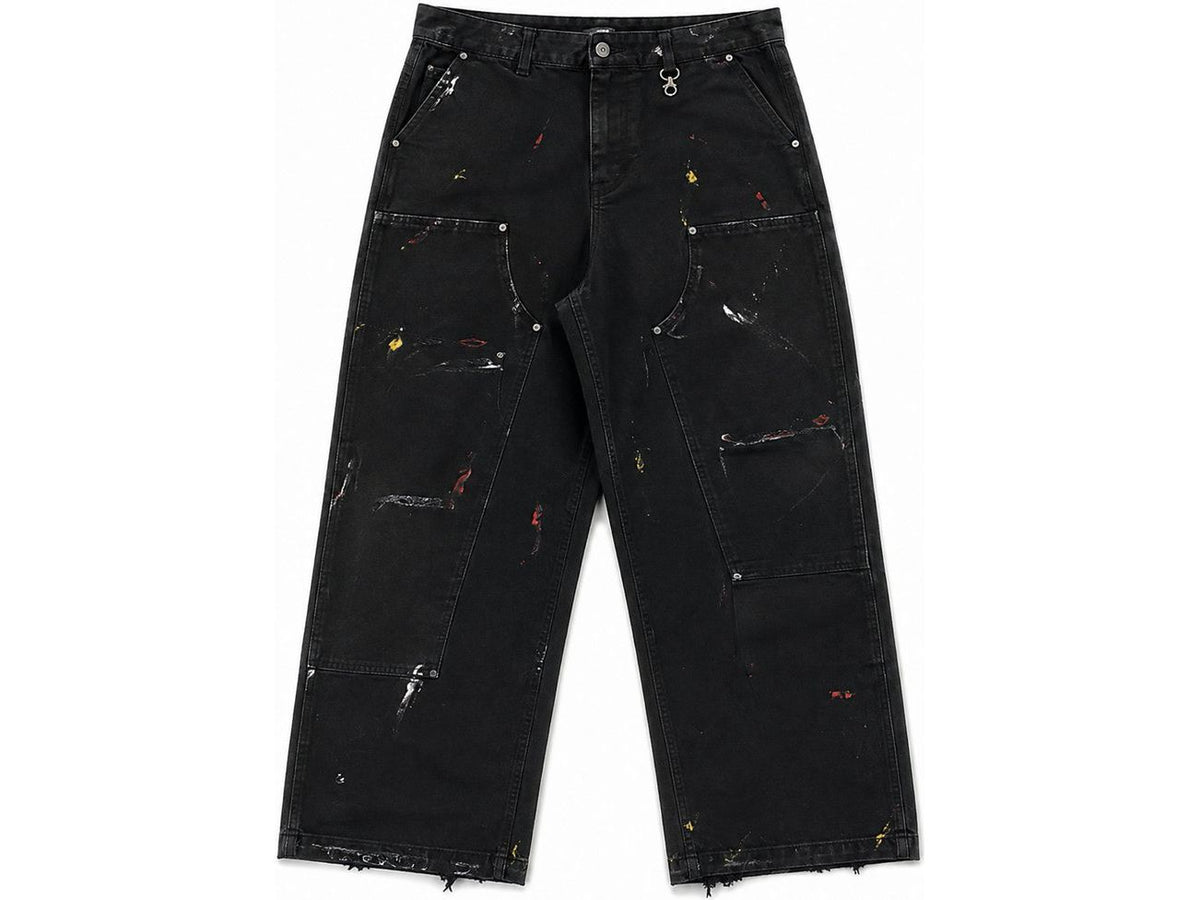 Devoir LA Double Knee Carpenter Pants Black