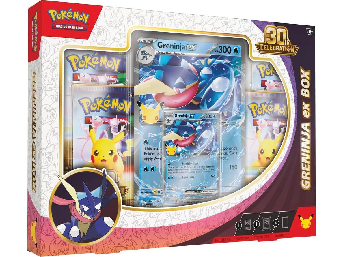 Pokemon 30th Celebration Greninja ex Box