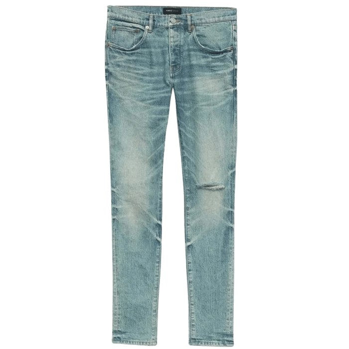 Purple Brand Vintage Knee Blowout Dirty Indigo Jeans