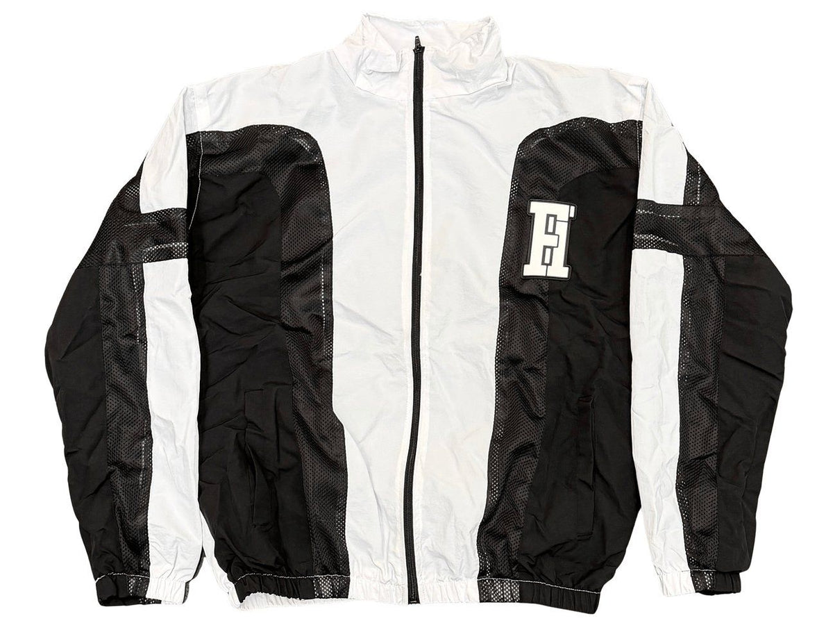 Forever Hungry Essential Windbreaker Jacket White