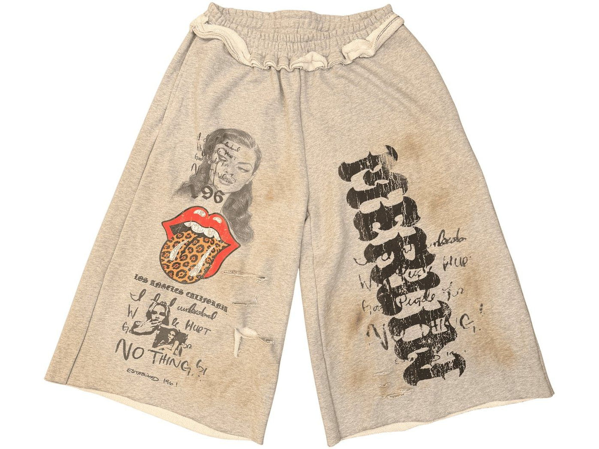 Merlins Father Rolling Cheetah Stones Shorts