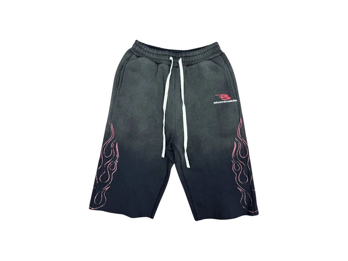 Abominable Sweatshorts Pink Flame