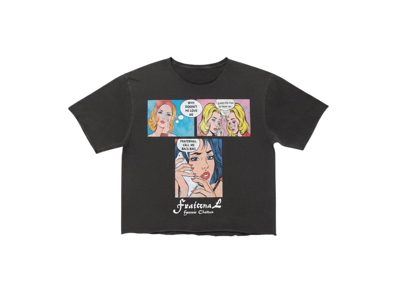 Fraternal Sorrow Chateau Pop Art Grey Tee