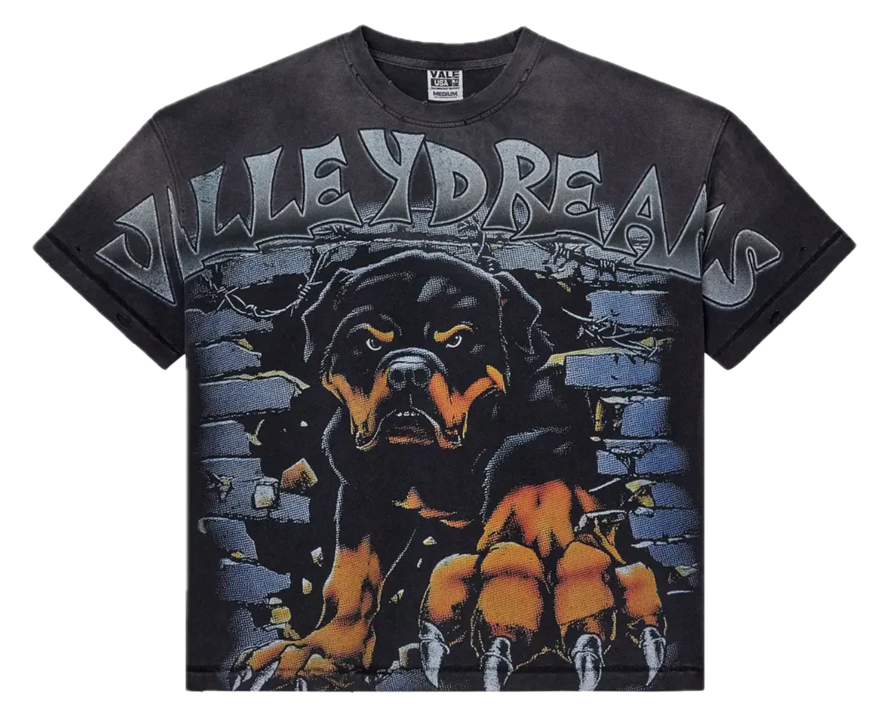 Vale Forever Rottweiler Big Tee Black