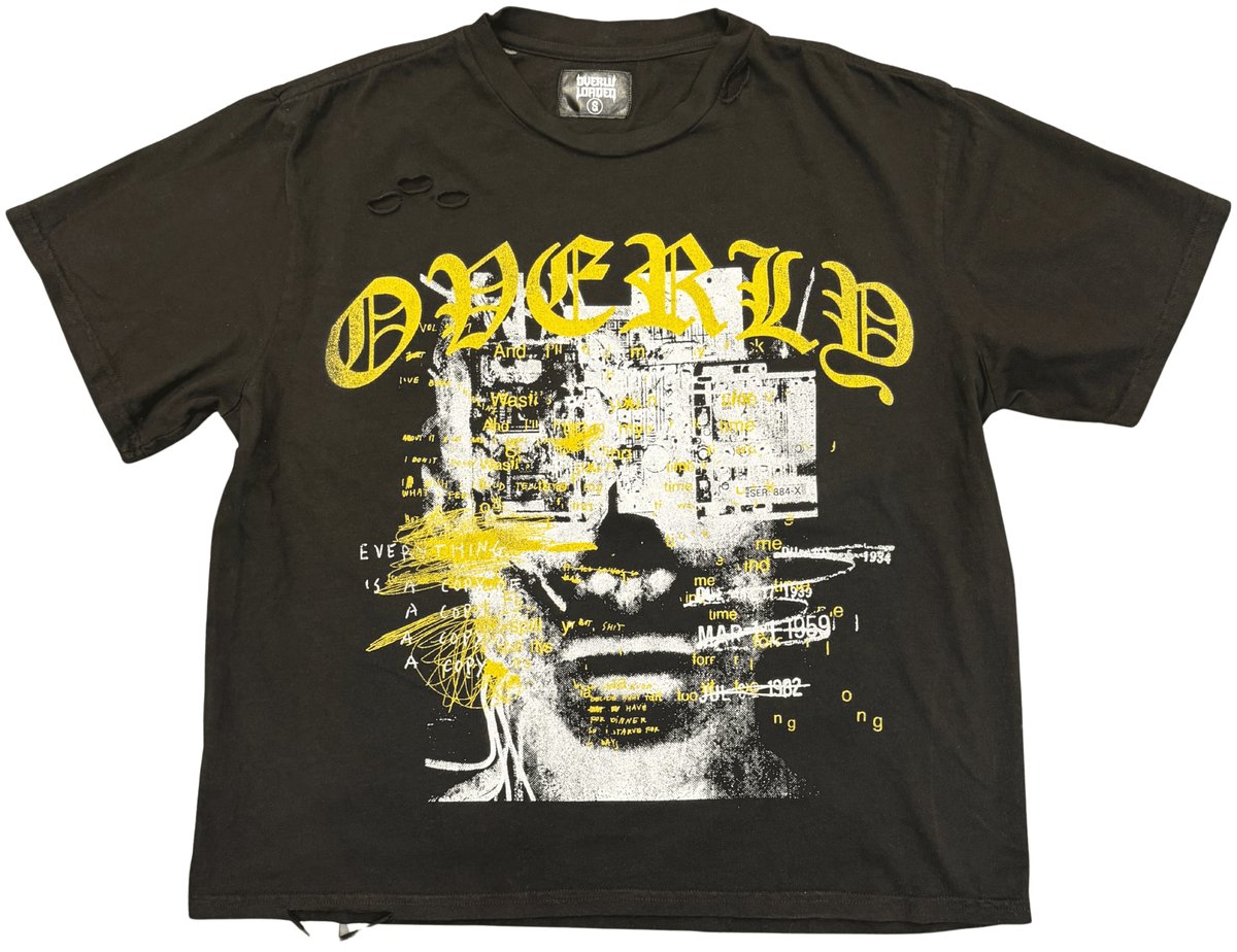 Overly Loaded Copy Tee Black