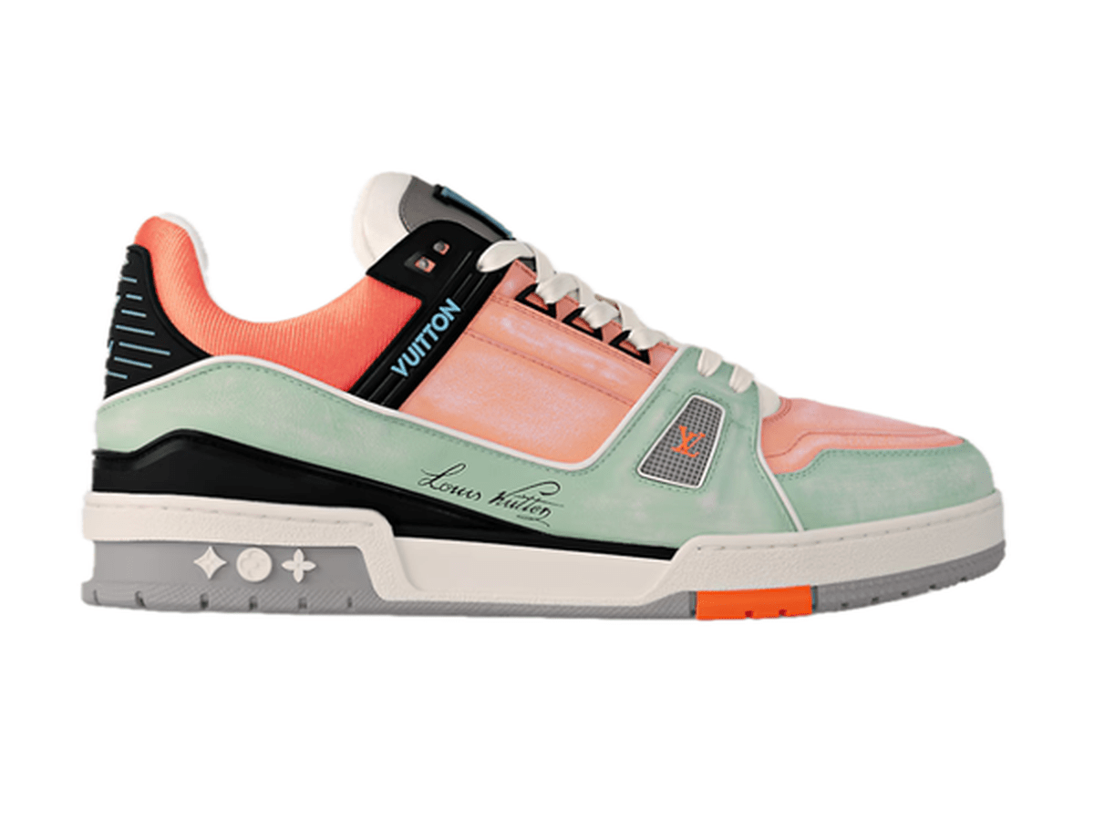 Louis Vuitton Trainer Orange Mint
