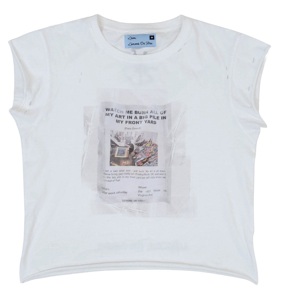 Lemons On Fire Burn Party Tee