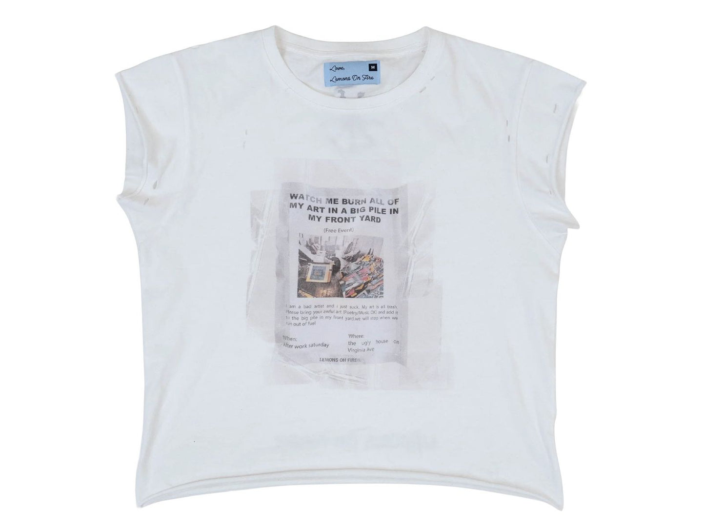 Lemons On Fire Burn Party Tee