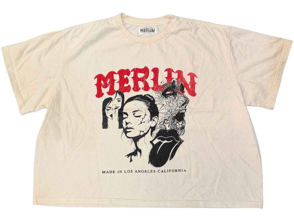 Merlins Father Rolling Faces Tee