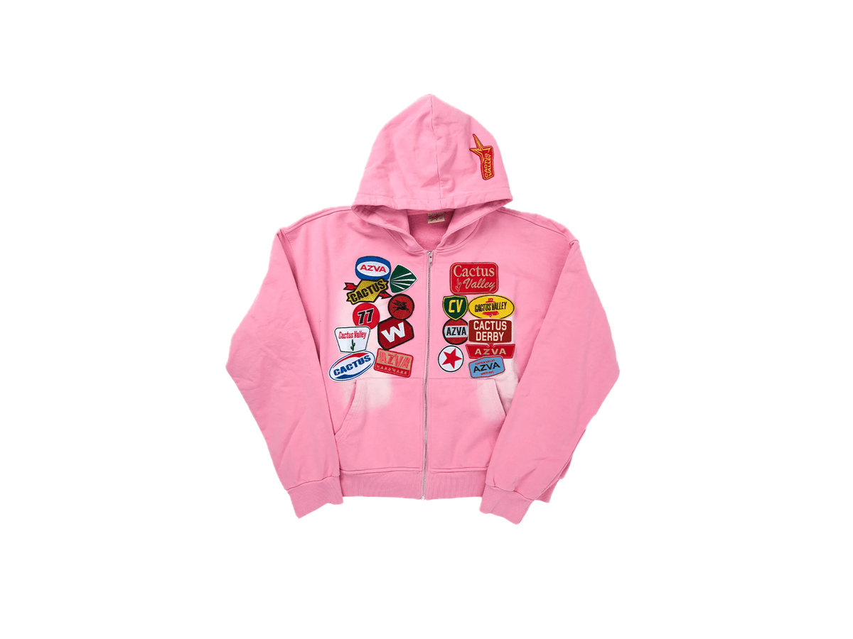 AZVA REST STOP HOODIE PINK
