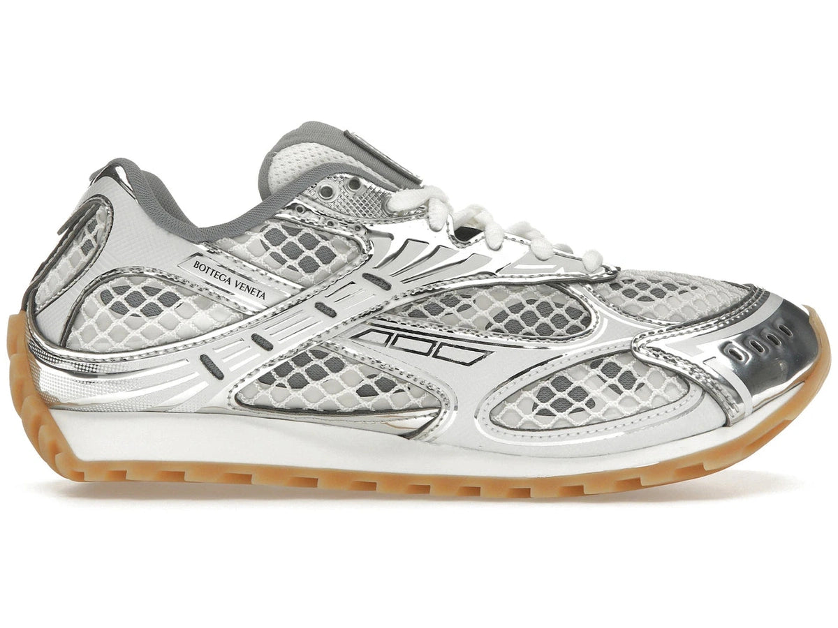 Bottega Veneta Orbit Silver White
