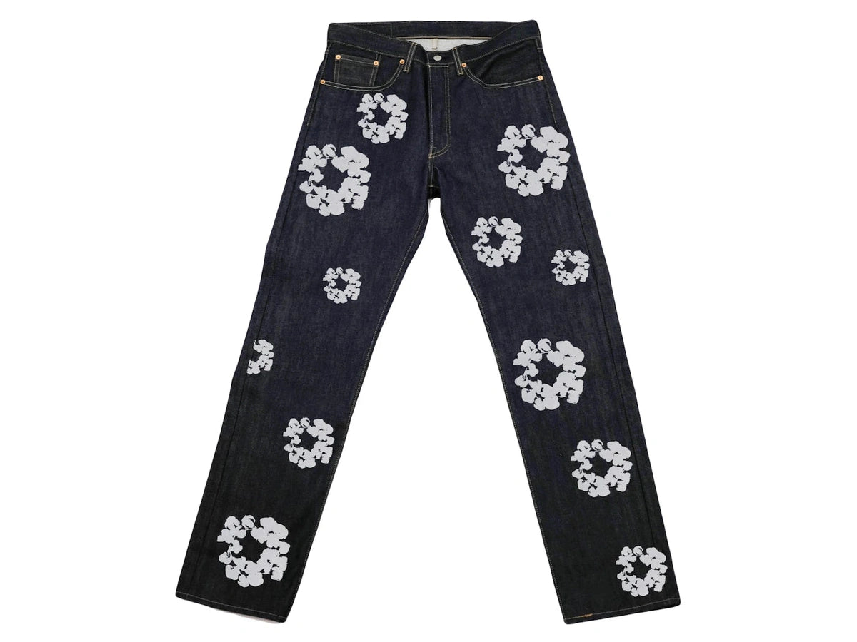 Denim Tears x Levi's Cotton Wreath Jean Indigo