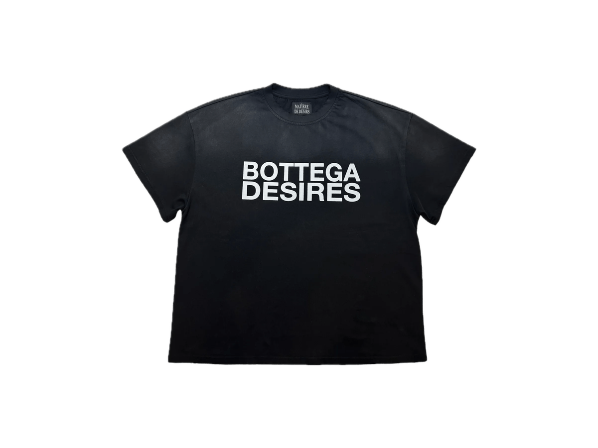 BOTTEGA DESIRES SOUVENIR T-SHIRT BLACK