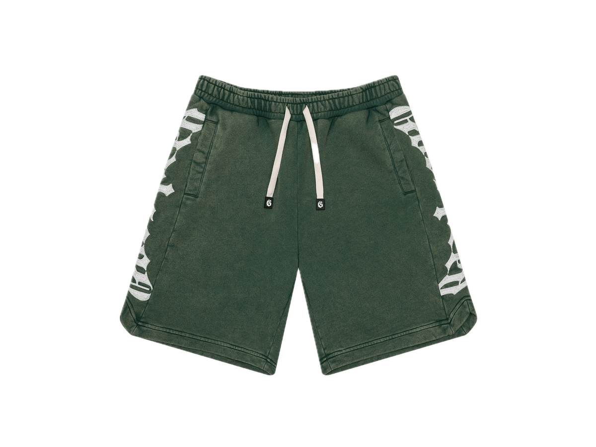 GODSPEED COURTSIDE SHORTS GREEN WASH