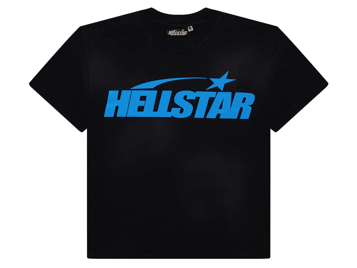 Hellstar Classic T-shirt (Regular Print) Black/Blue