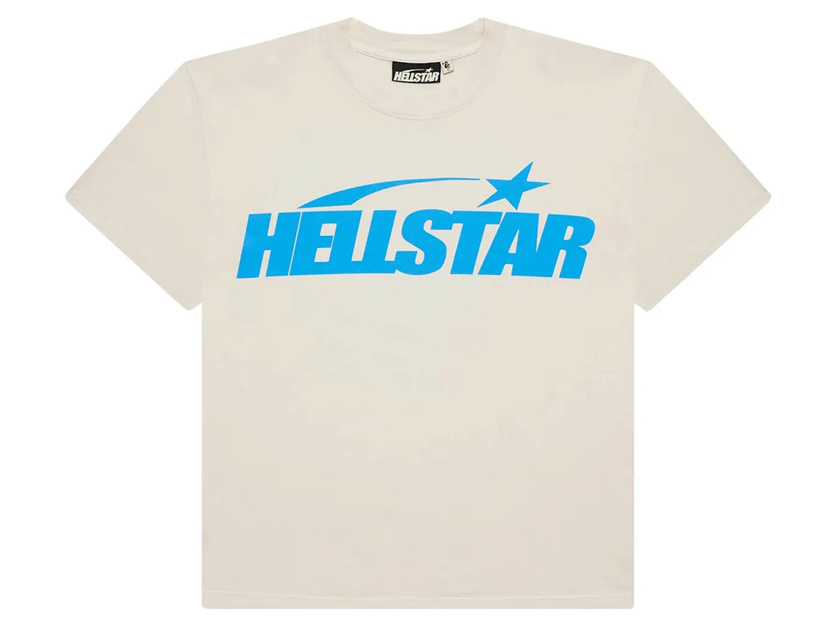Hellstar Classic T-shirt (Regular Print) White/Blue