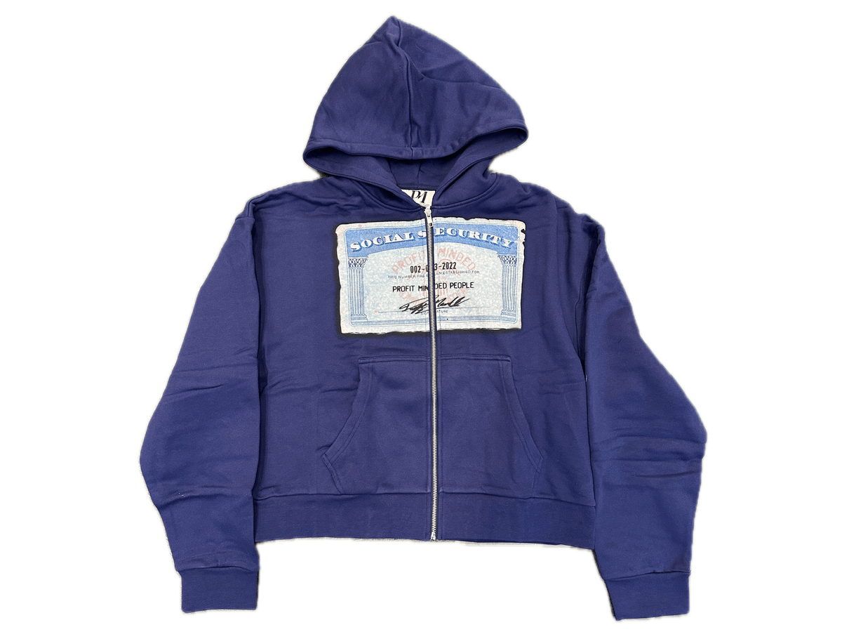 Profit Minded SSN Zip Up Jacket Navy