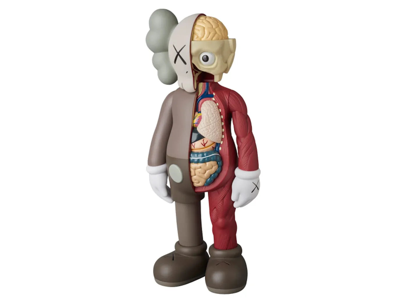 KAWS Companion Flayed Open Edition Vinyl Figure Brown
