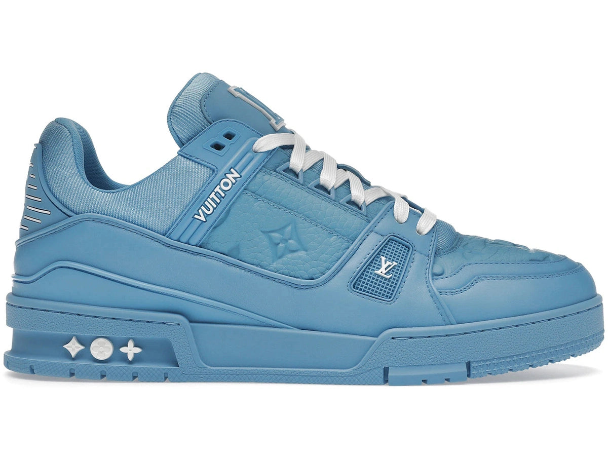 Louis Vuitton Trainer Blue Embossed Monogram