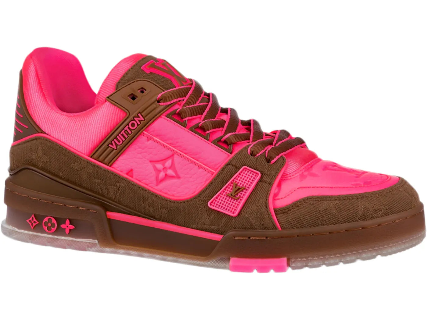 Louis Vuitton Trainer Pink Brown