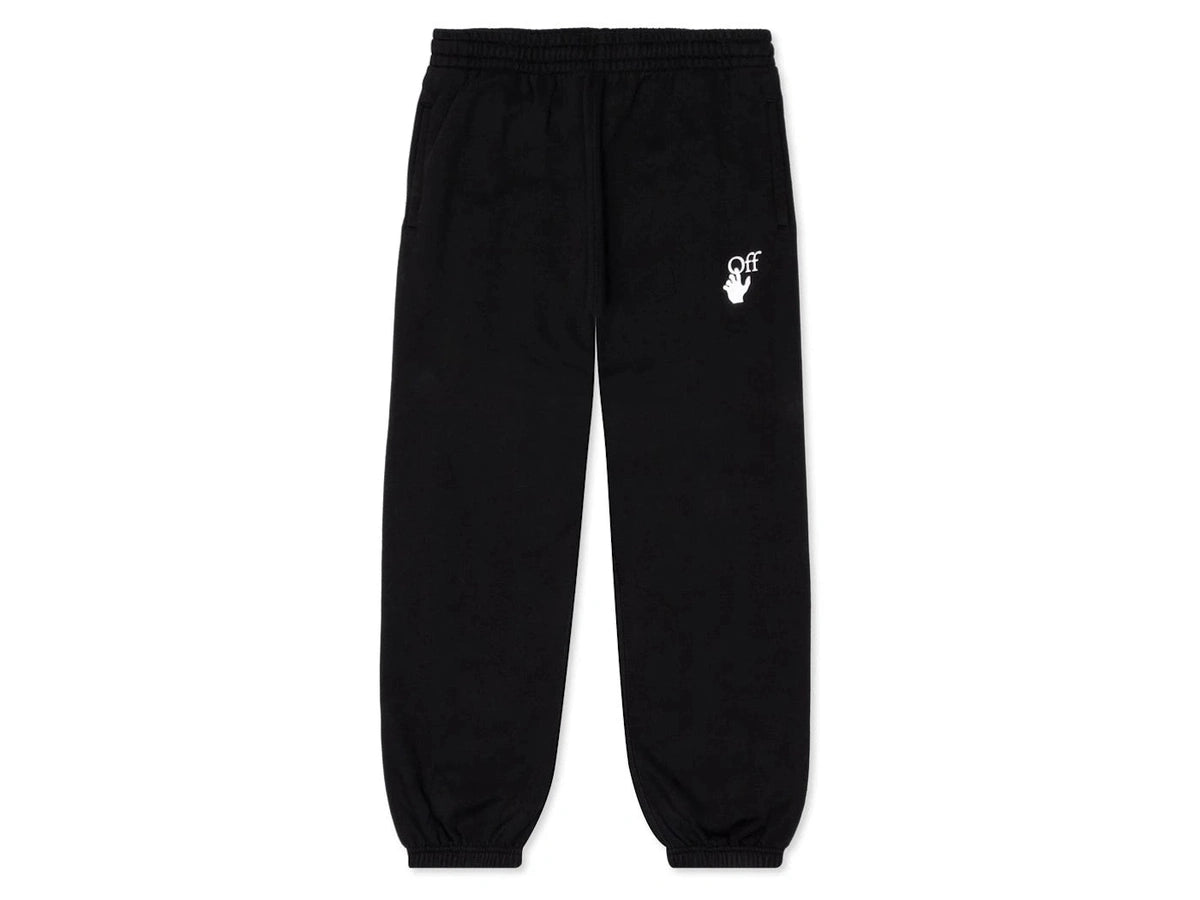 OFF-WHITE Slim Fit Marker Track Sweatpants Black Multi