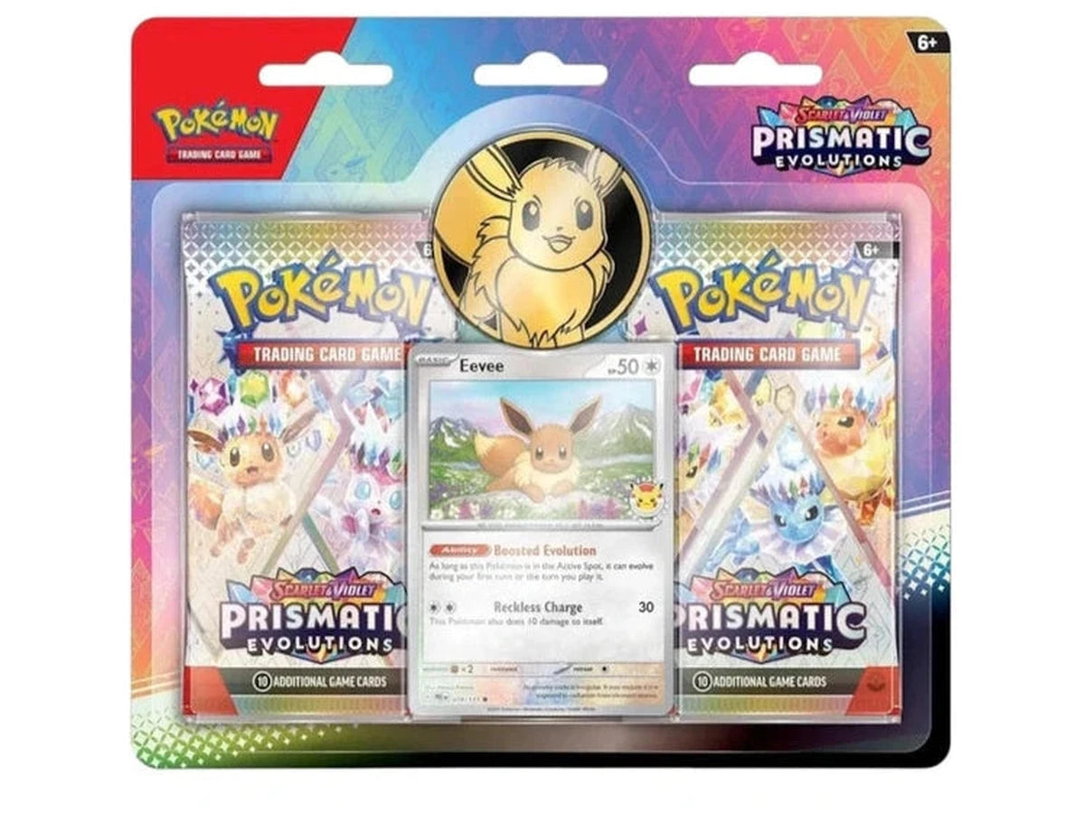 Pokémon Scarlet & Violet Prismatic Evolutions 2 Booster Pack Blister Box