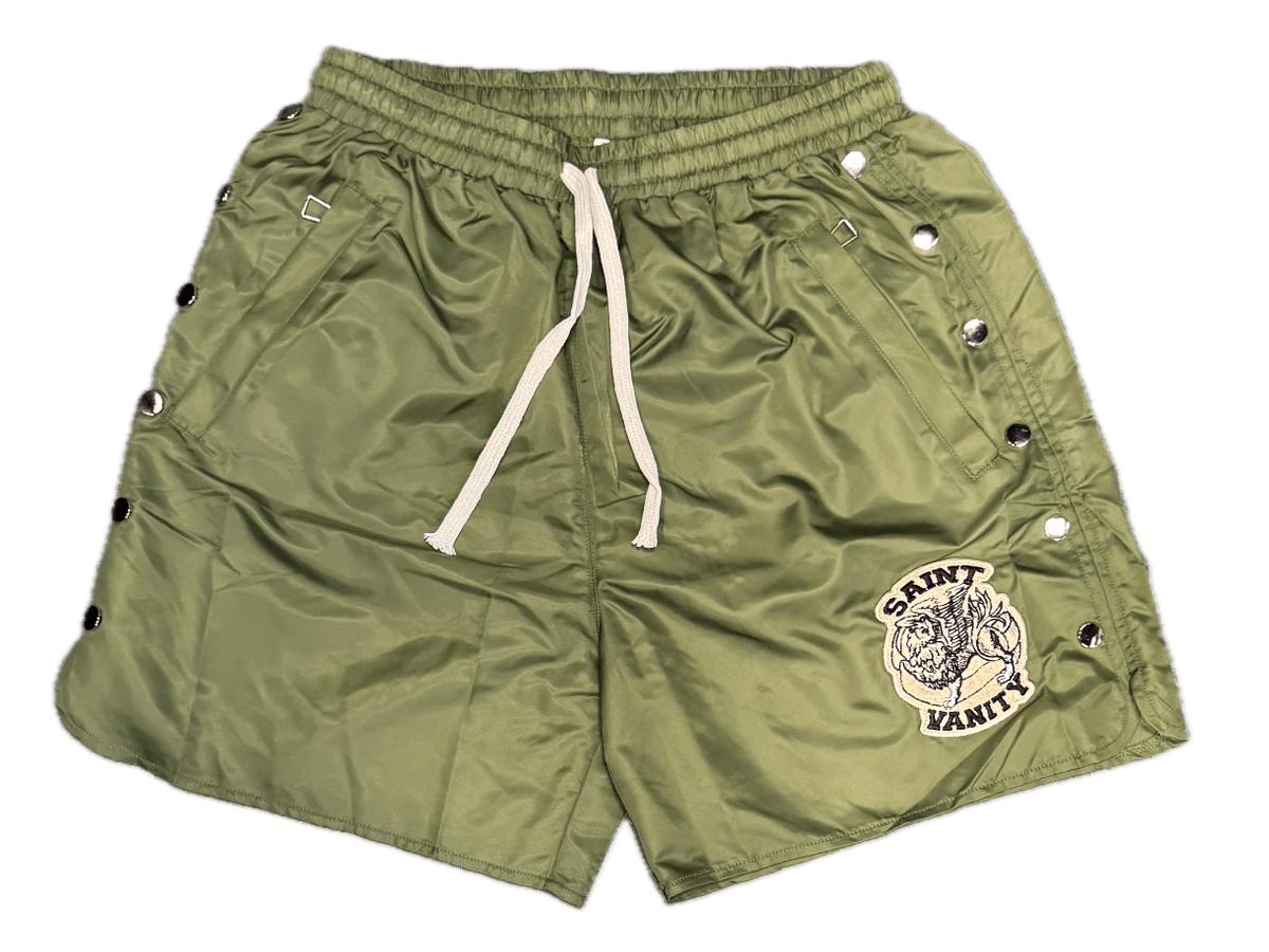 Saint Vanity Nylon Short Green