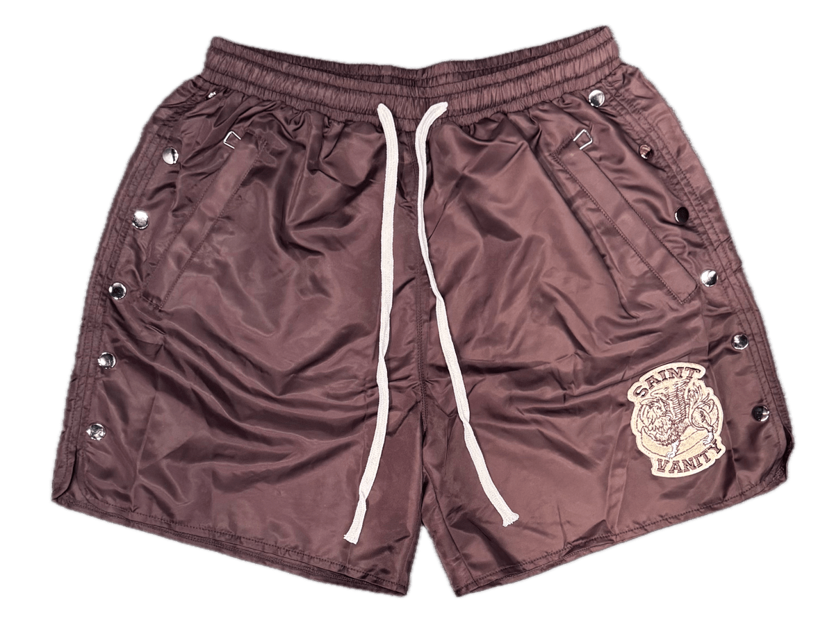 Saint Vanity Nylon Short Brown