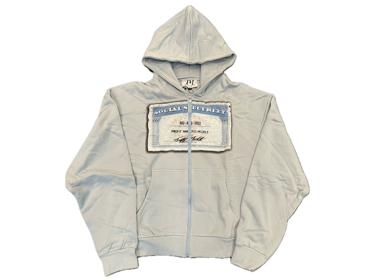 Profit Minded SSN Zip Up Jacket Slyly Blue