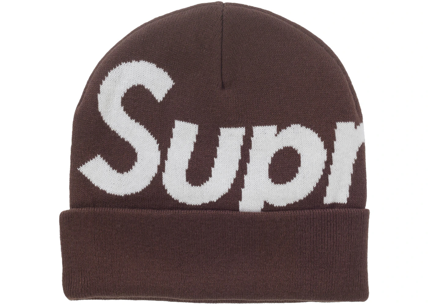 Sup New York Big Logo Beanie (FW25) Brown