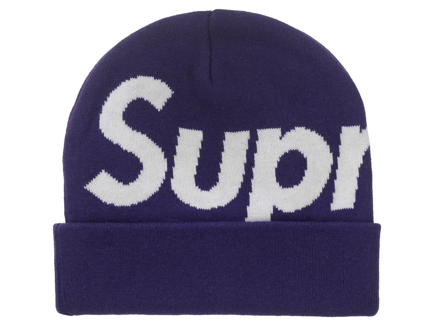 Sup New York Big Logo Beanie (FW25) Purple