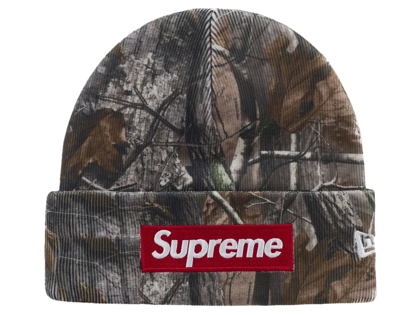 Sup New York New Era Box Logo Beanie (FW25) Realtree AP Camo